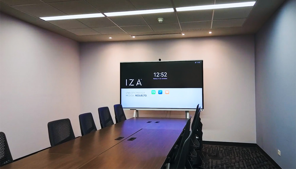 HUAWEI IdeaHub Helps IZA Mexico Make Great Strides in the Office Leasing Field